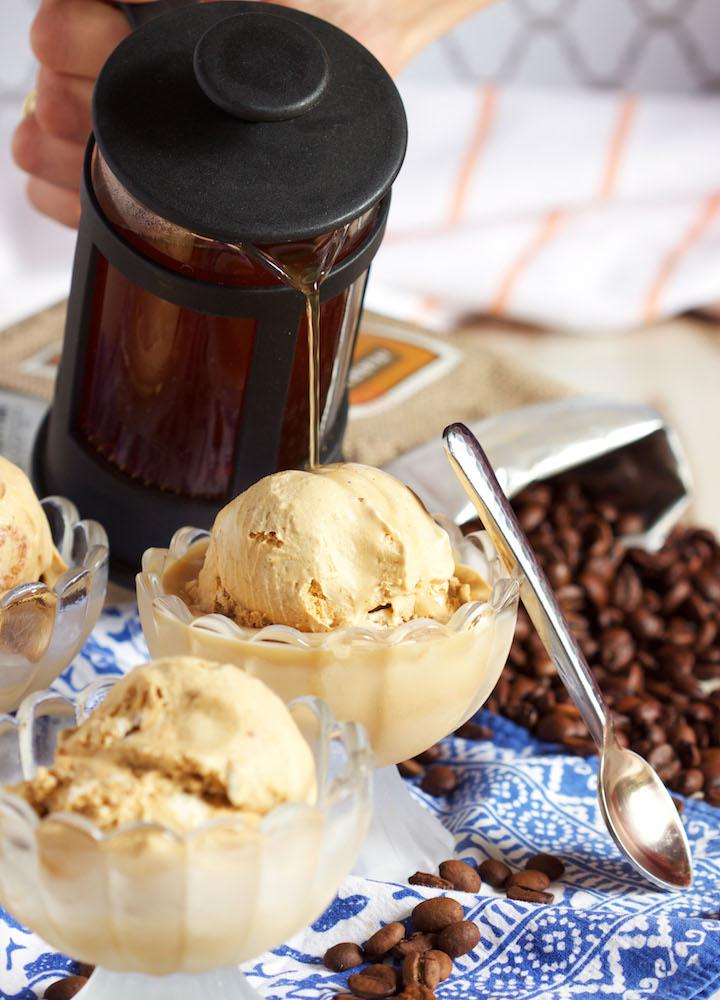 Article Cards Featured Image Affogato   French Press Coffee Poured Over Pumpkin Ice Cream