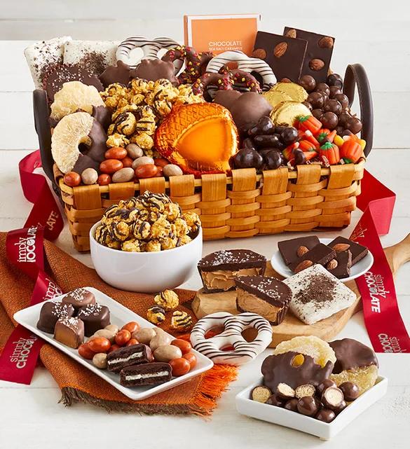 best fall gifts simply chocolate halloween grand autumn sweets basket