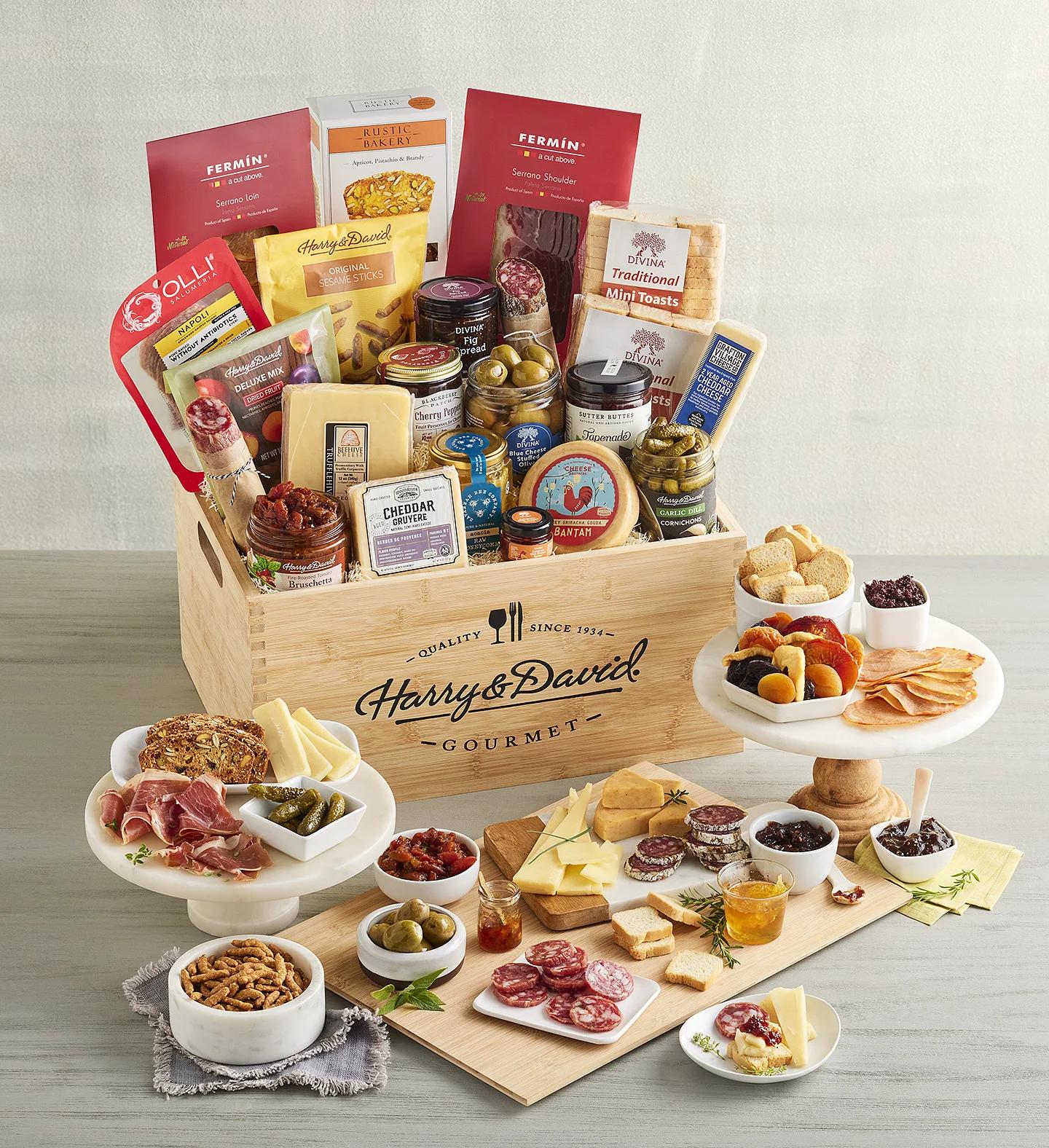 best gift baskets gourmet charcuterie cheese crate