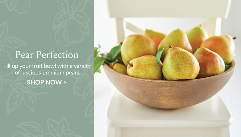 Pear Perfection   Fill your fruit bowl   Collection Banner ad