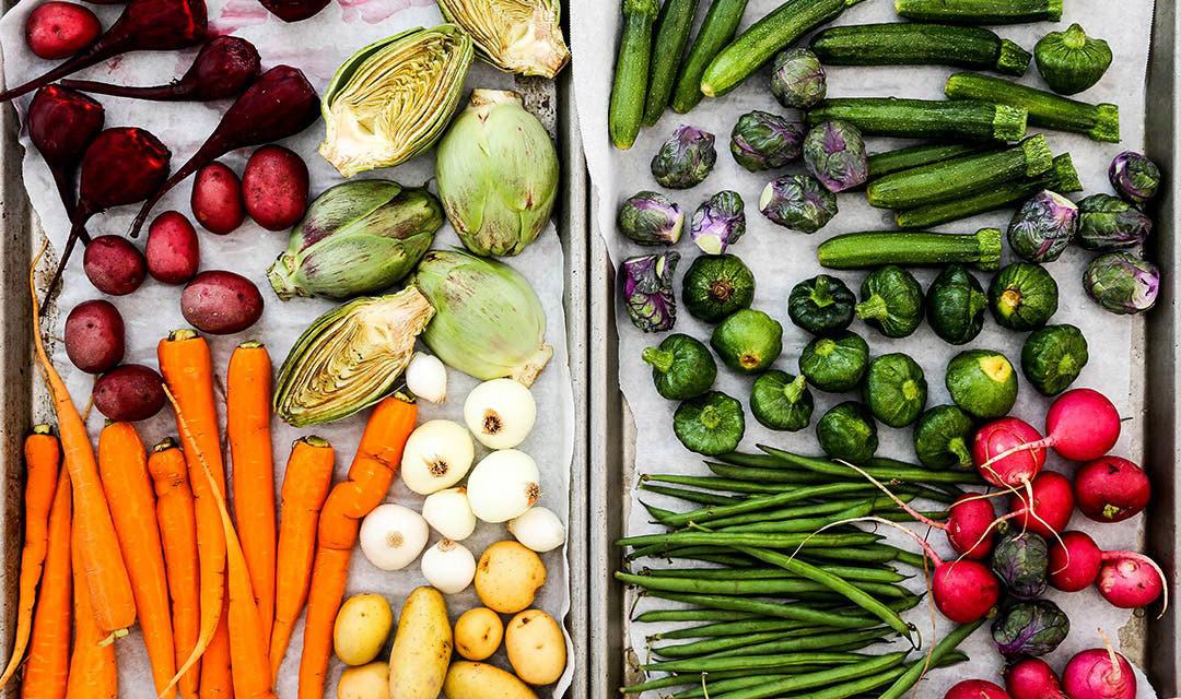 Baby Vegetable Platter Dips Process Horizontal