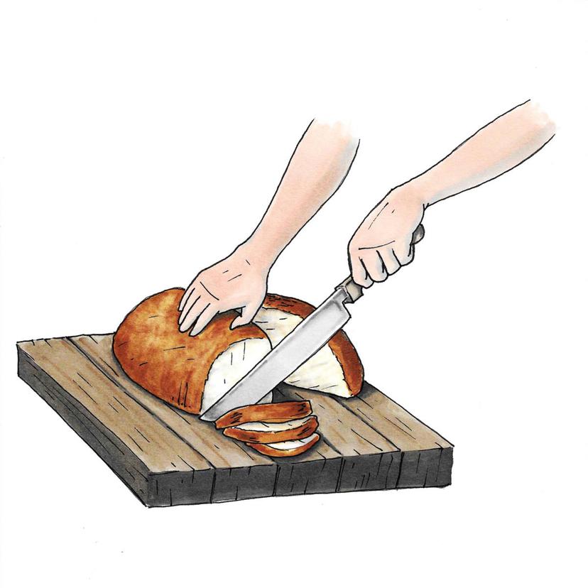 how to carve a turkey slice