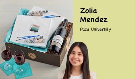 Gen Z gifts graphic, with recommendation by Zolia Mendez of Pace University.