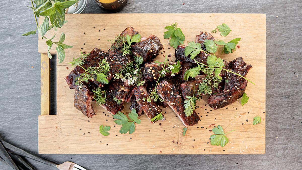 Grilled Korean BBQ Ribs