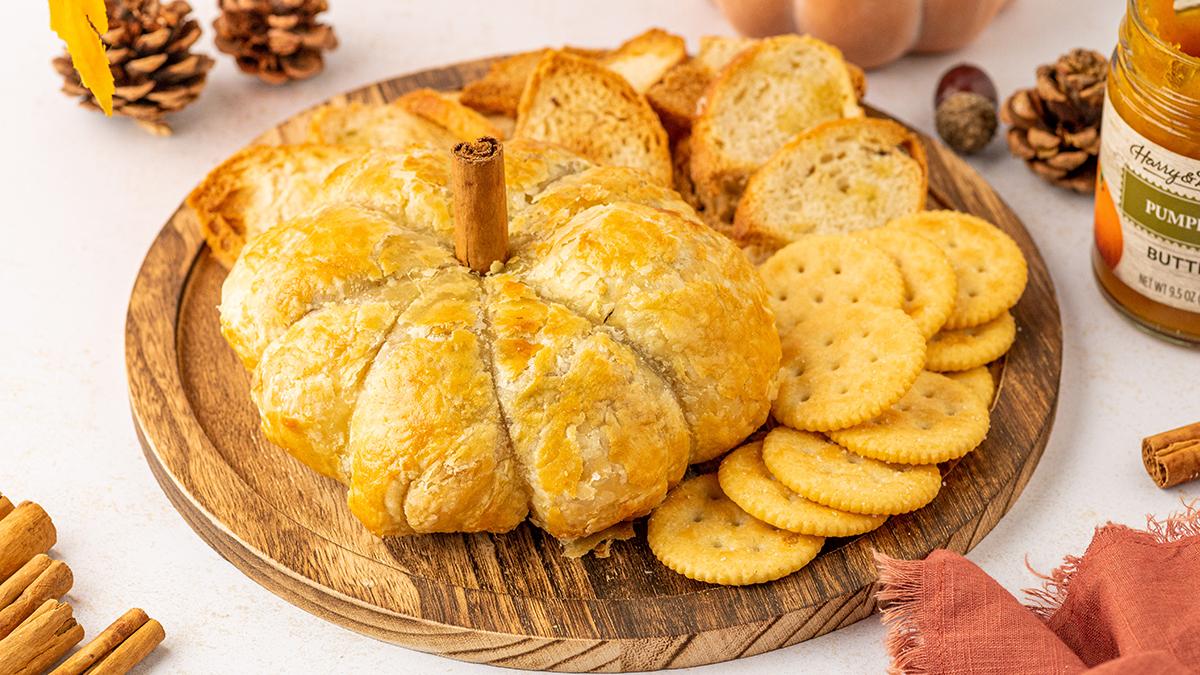 Pumpkin Butter Baked Brie