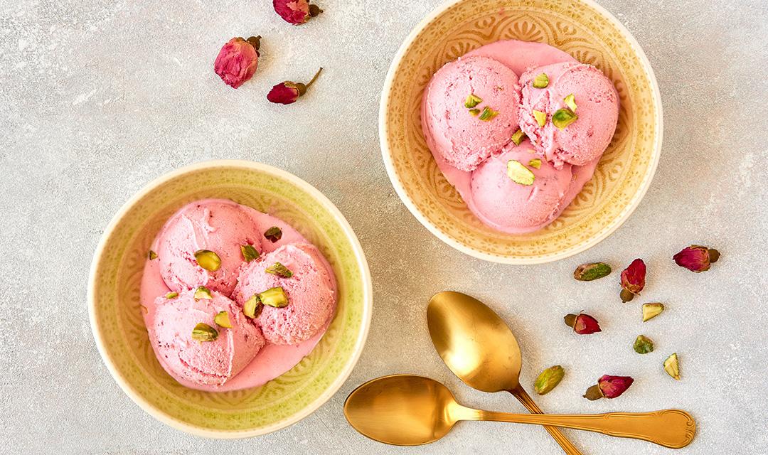 Rosewater Ice Cream