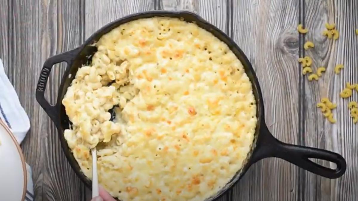 Three-Cheese Baked Mac & Cheese