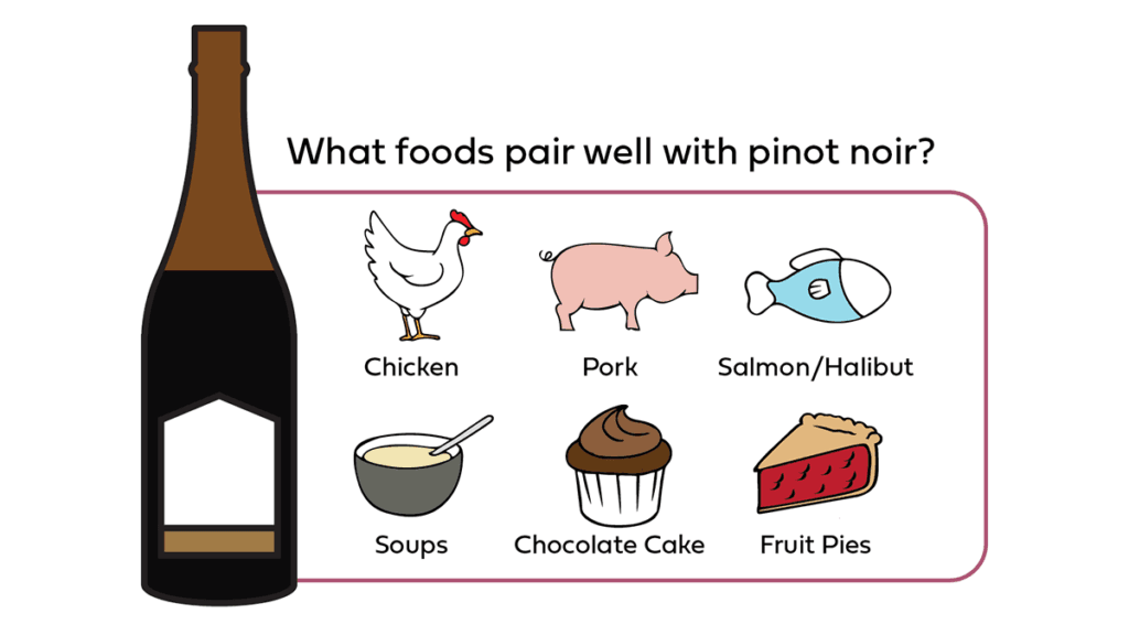 Pinor noir pairing infographic