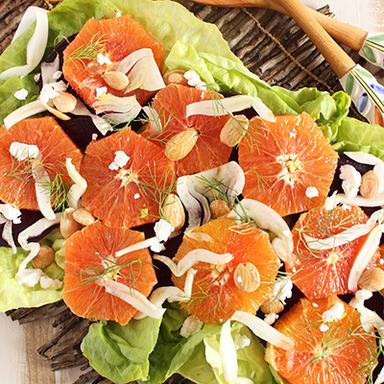 Cara Cara orange fennel salad.